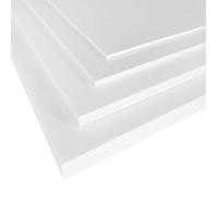 Plaque Komacel blanche, PVC expansé, 700 x 700 mm, épaisseur 3 mm