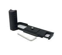 Plaque L en alliage d'aluminium pour appareil photo Fujifilm X-E5, plaque à dégagement rapide Arca-Swiss, support trépied 6,35 mm, base antidérapante et accès complet à la batterie (noir)