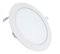 Plaque LED circulaire Superslim 12 W Pack 5 downlight lED blanc neutre 4000 K-4500 K