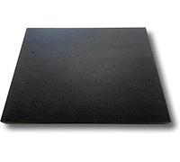 Plaque lisse en pierre de lave humaine - Réfractaire de l'Etna pour four électrique et gaz, barbecue, grill pour pizza et viande - Dimensions au choix (45 x 40 cm2)