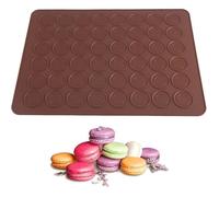 Plaque Macarons silicone 48 puits. Moule cannelés antiadhésif tapis cuisson pour macarons pâtisserie (38 x 28 cm).