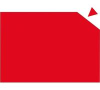 Plaque magnétique FRANKEN 200 x 295 x 0.6 mm rouge