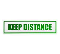 Plaque magnétique Keep Distance