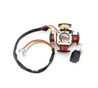 Plaque magnéto stator d'allumage Bobine De Stator Magnéto De Moto, Bobine De Stator Magnéto À 4 Bobines, Plaque D'allumage À 4 Pôles, Démarreur À Pied pour CG125 150CC CB 125