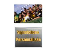 plaque maison exterieur personnalisé, signalisation métallique photo/texte/logo conçue et imprimée, adaptée aux bureaux, entreprises, maisons, Noël, décorations intérieures et extérieures.