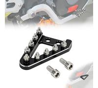 Plaque Marchepied Pédale Frein Arrière Moto pour 125-530cc 04-10-Noir