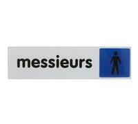 Plaque messieurs en plexiglass G