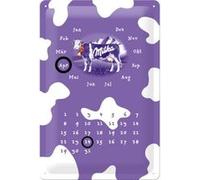 Plaque métal Milka Calendrier Perpétuel Incolore G