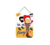 Plaque Métal Pétanque Stc Sas Plaque Poucesfannypouces Petanque Club Blanc Unique