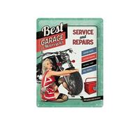 Plaque métal Pin-up