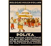 Plaque Metal Polska Pologne Polen Pologne Europe Art De Voyage Vintage Polonais Plaque Étain Signe Vintage Poster Aluminium Décorative Rétro Affiche En Métal Pour Café Bar Maison 20x30 cm