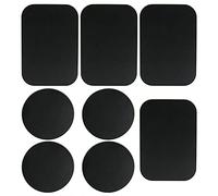 Plaque métal Téléphone Mont, pour téléphone magnétique Porte Support voiture Support, remplacement universel plaque métallique mince avec adhésif pour téléphone aimant