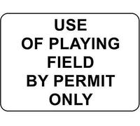 Plaque Metal Utilisation Du Terrain De Jeu Soumise À Autorisation Uniquement Aux Intempéries Decor Plaque Alu Ancien Affiche Murale Pour Maison Garage Café M