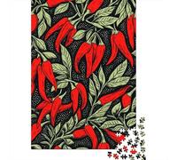 Plaque Métallique 52x38cm/1000pcs avec Chili Pepper Pattern pour L’Atelier, pour Un Mur De Cadres dans L’Atelier, Le Garage Et L’Espace Bricolage
