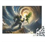 Plaque Métallique 52x38cm/1000pcs avec Fantasy Battle Nature Vs. Magic pour Le Pub Ou Le Café, pour Le Bureau, Le Studio Et L’Atelier Créatif