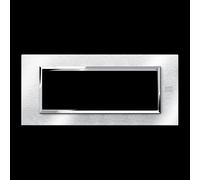 Plaque métallique Expì Pearl White, 6 modules Urmet 13906.BP