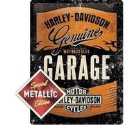 Plaque métallique Harley Davidson Genuine
