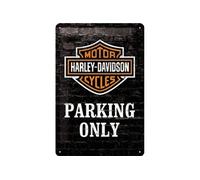Plaque métallique Parking Harley Davidson