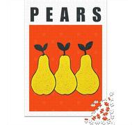 Plaque Métallique Rétro 38x26cm/1000pcs avec Pears Pop Art Kitchen Poster pour Le Coin Bar, Présent À Offrir À Noël Aux Amateurs De Décoration De Bar