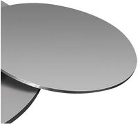 Plaque métallique ronde plate A3 en fer - 20 cm de diamètre, idéale for les projets de loisirs créatifs, le bricolage, la soudure et le travail des métaux.(1mm 2pcs)