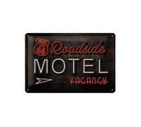 Plaque métallique Route 66