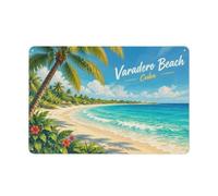 Plaque Métallique Varadero Beach Cuba 20x30cm Déco Maison | Décorez le bureau avec des décors muraux en métal pour une décoration plus personnelle.