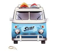 Plaque métallique VW Combi Split SURF 50 x 49 cm