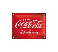 Plaque métallique Wood Coca-cola