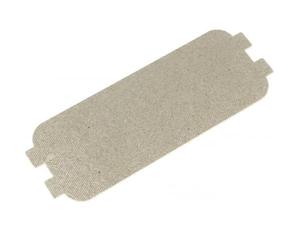 Plaque mica micro-ondes pièce d'origine 125 x 45 mm - réf. C00566571, 623614, 49039293, 1039097