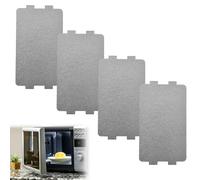 Plaque Mica,Plaque Mica Micro Ondes,Couvercle de Guide D'ondes Micro Ondes,Plaque de Mica de Remplacement pour Micro Onde,Pièces de Rechange pour Réparation de four à Micro Ondes 4 Pièces Tokaneit