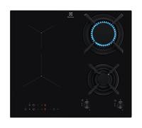 Electrolux Plaque de cuisson mixte KDI640713K – 4 foyers (2 induction, 2 gaz) – 59 x 52 cm – Noir