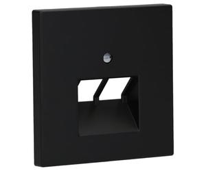 Plaque modulaire Jack 2 Prises LS Noir (Référence : JUNG LS969-2UASWM)