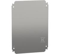 PLAQUE MONT.ZINC.400X300 PLEINE S55712 NSYMM43