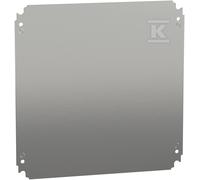 PLAQUE MONT.ZINC.400X400 PLEINE S55719 NSYMM44
