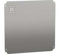 PLAQUE MONT.ZINC.500X500 PLEINE S55725 NSYMM55