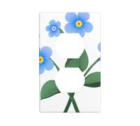 Plaque murale 11,4 x 7 cm avec motif WHJSHOP Don't Forget I Love You en polycarbonate durable, résistant à la chaleur et à la décoloration, facile à nettoyer, taille standard