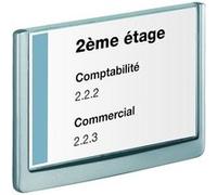 Durable Plaque de porte 486637 (l x H) 210 mm x 148.5 mm graphite 486637