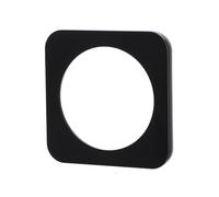 Plaque murale à 1 clé, style allemand/français, fabriquée en plastique robuste de couleur noire, idéale pour un design moderne et minimaliste dans tout type de décoration intérieure.