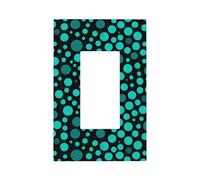 Plaque murale à bascule pour interrupteur à point vert - Décoration pour la maison, la cuisine, la salle de bain