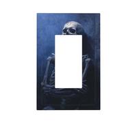 Plaque murale à bascule simple avec bras croisés - Décoration pour la maison, la cuisine, la salle de bain