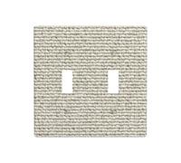 Plaque murale à double interrupteur à bascule avec texture au crochet Blanc crème Taille standard - 11,4 x 11,4 cm