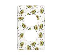 Plaque murale amusante avec impression d'avocats - Plaque murale - Plaque de commutation électrique - Couvercle de prise de courant.