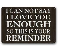 Plaque murale amusante en métal « Not What We Have, but Who We Have in Our Lives that Matters », 20,3 x 30,5 cm, cadeau pour mari et femme