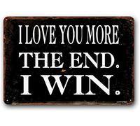 Plaque murale amusante en métal « Not What We Have, but Who We Have in Our Lives that Matters », 20,3 x 30,5 cm, cadeau pour mari et femme