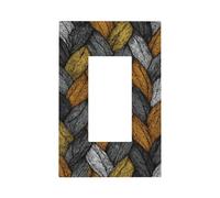 Plaque murale avec motif texturé coloré - Plaque murale à bascule unique - Décoration pour la maison, la cuisine, la salle de bain