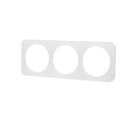 Plaque murale blanche en verre au design européen, disponible en style allemand ou français, et équipée de trois clés pour une utilisation pratique et élégante dans n'importe quelle pièce.