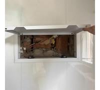 Plaque murale carrée blanche pour câbles et fils, panneau d'accès magnétique pour cloison sèche, petite ou grande ouverture, trappe d'inspection et porte de service, design durable