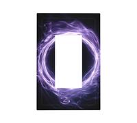 Plaque murale circulaire d'ondes sonores rayonnantes - Plaque murale à bascule unique - Décoration pour la maison, la cuisine, la salle de bain