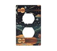 Plaque Murale Décorative AKGFFDS Prier Sous Le Ciel Étoilé Impression Décoration de Maison Flexible et Élastique pour Cuisine Salon Chambre à Coucher