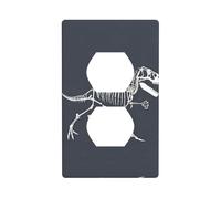 Plaque murale décorative AKGFFDS Running Squelette Dinosaure Impression Décoration d'intérieur Flexible et élastique pour cuisine, salon, chambre à coucher